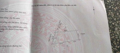 bán đất mặt tiền  có nhà cấp 4