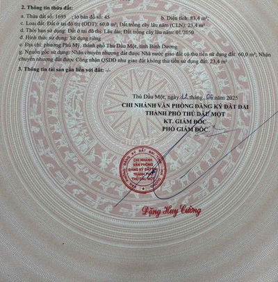 Bán đất Phú Mỹ 1/ Huỳnh Văn Luỹ gần vòng xoay tp Mới