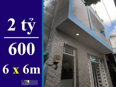 BÁN NHÀ HẺM 308 HUỲNH TẤN PHÁT, TÂN THUẬN TÂY, QUẬN 7  2 tỷ 6