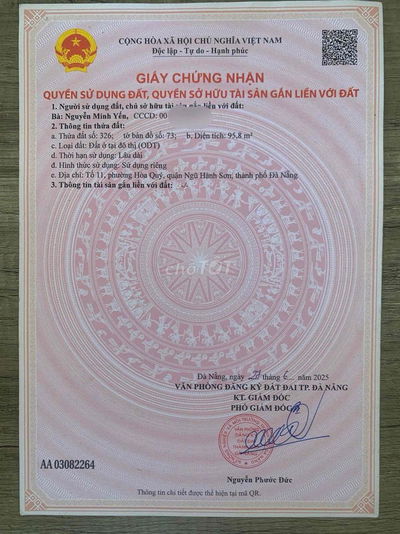 kiệt ven sông Bình Kỳ, view Nam Hoà Xuân