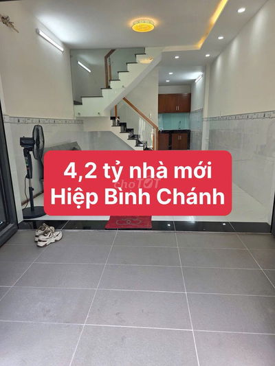 NHÀ ĐẸP GIÁ TỐT 2 tầng HIỆP BÌNH CHÁNH  4,2 tỷ