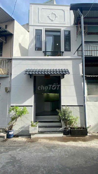 Nhà 2MT trước sau Trần Đình Trọng, 3x8m, 1T1L hoàn công đủ