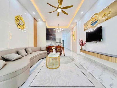 NHÀ SÁT CHỢ THẠCH ĐÀ, GẦN CHUNG CƯ DREAM HOME - 3PN -HẺM TRƯỚC NHÀ 5M