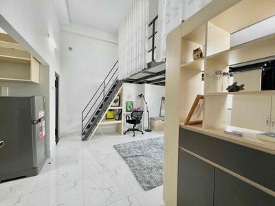 DUPLEX GÁC CAO 2m - ĐẦY ĐỦ TIỆN NGHI - CÓ LỄ TÂN, THANG MÁY BÌNH THẠNH