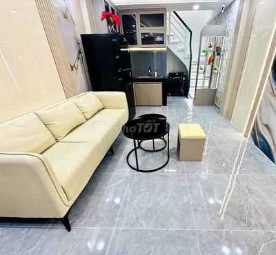 NHÀ ĐẸP ĐẦY ĐỦ NỘI THẤT 21M2 2 TẦNG HẺM RỘNG SẠCH SẼ, 3TỶ35