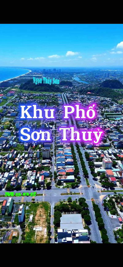 Bán Cặp MT Sơn Thuỷ Đông 2 . Dt : 180m . Đường 7.5m