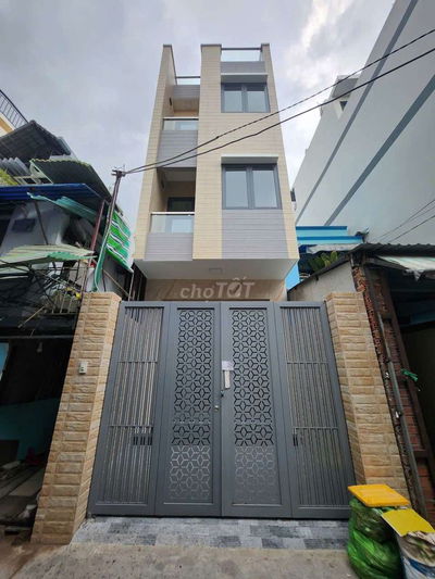 Bán nhà đẹp mới xây mặt hẻm thông 4m Quận 4.