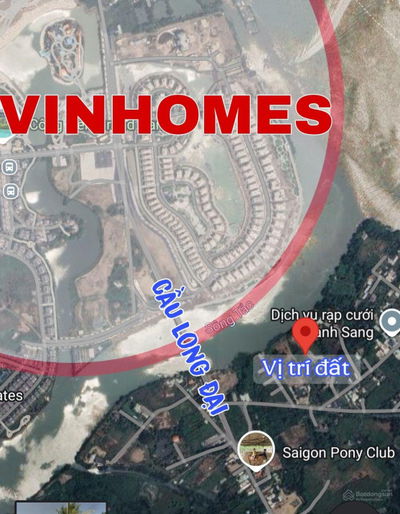 Bán 2 lô liền kề tổng 537,4 m2 tc, ngang tổng 32m, gần sông Tắc đối diện Vinhomes, P Long Phước, Q9
