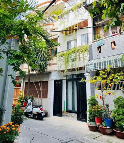 Nhà 34m2 Nơ Trang Long, p7, Bình Thạnh. Xây 1 trệt 2 lầu, SHR