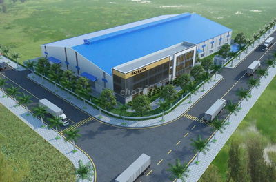 CHO THUÊ XƯỞNG LỚN 4.350m² KÈM VĂN PHÒNG 882m² KCN NAM THUẬN  LONG AN