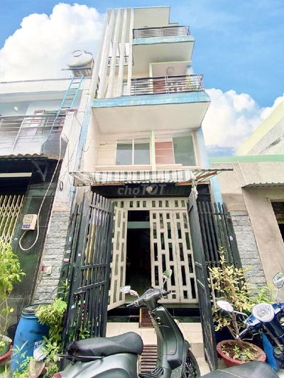 NHÀ MỚI Ở NGAY 4 x 13.5 - 4 TẦNG, HXH - GẦN NGÃ TƯ BỐN XÃ. NHỈNH 5 tỷ