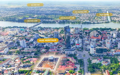 Bán căn hộ 3 phòng ngủ Huế Heritage chung cư cao cấp Đống Đa TTTP.Huế - giá tốt cho khách đầu tư