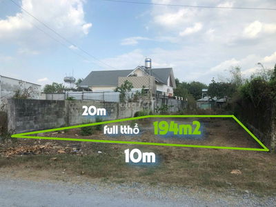 Đất 200m2 full thổ giá 690 sổ riêng xây tự do xã Hưng Thuận Trảng Bàng