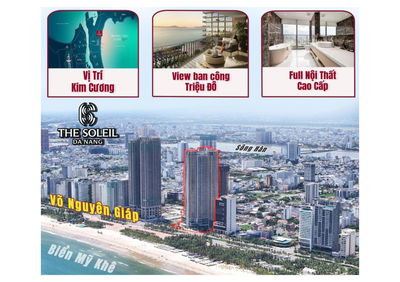 Bán căn hộ biển Soleil Đà Nẵng view Mỹ Khê, full nội thất, chiết khấu đến 15,5%, bàn giao Q1/2026