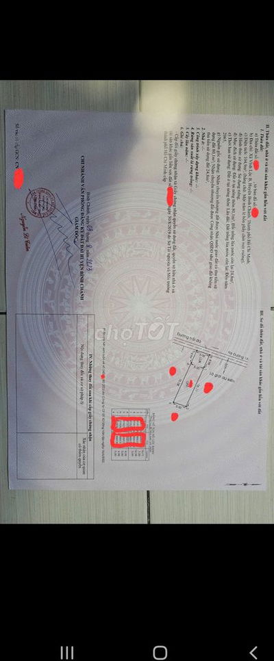 LÔ ĐẤT HIẾM LỌT KHE - Ấp 1 VLB - NGANG  5m DÀI 20m - Giảm còn 3.450 tỷ