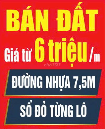 💥 CHỈ TỪ 800tr SỞ HỮU LÔ ĐẤT Đ7,5M GẦN QUỐC LỘ1A - THĂNG BÌNH