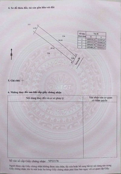 ĐẤT NỀN CÓ THỔ , OTO TỚI ĐẤT