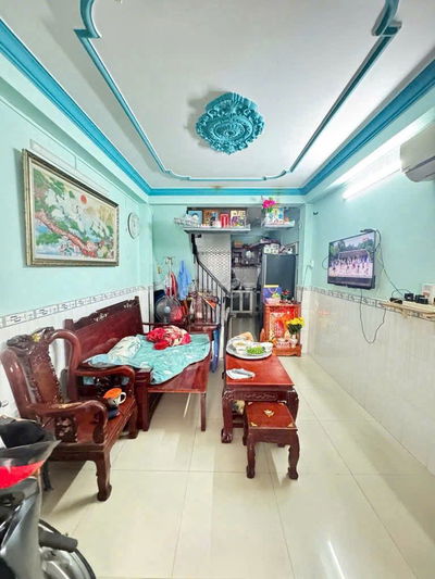 BÁN NHÀ 2 MT - KDC HIỆN HỮU- ĐOÀN VĂN BƠ- QUẬN 4- 32MV- 2TẦNG - 3,15TỶ