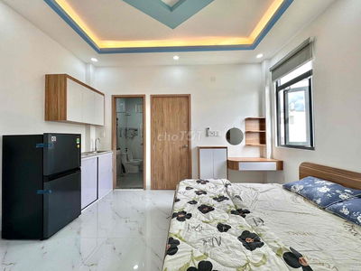 CHO THUÊ PHÒNG STUDIO CỬA SỔ TRỜI FULL NỘI THẤT - THANG MÁY GÒ VẤP 🏡