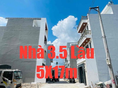 🔥NHÀ 5X17m-3.5 Tấm-Gần Chợ Đầu Mối-Khu Nhà Lầu Đẹp