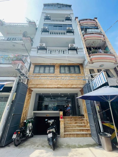 Cho Thuê Tòa nhà 7 Tầng Thang Máy đg Võ Thị Sáu,Q3.DT: 6x13m,Giá: 55tr