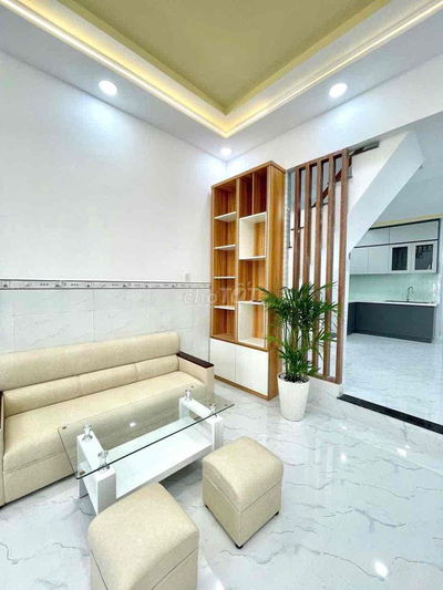 Nhà mới Hẻm Thông 6m Đúc 1 lầu