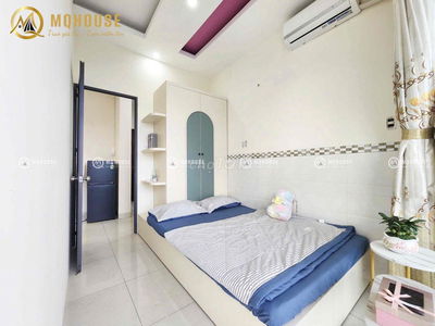 CĂN HỘ 2PN GẦN DH HUFLIT, VHU, HUIT FULL NỘI THẤT BAN CÔNG, MÁY GIẶT