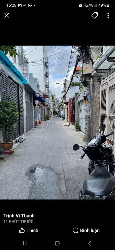 QUẬN 8 - NGUYỄN THỊ TẦN - HẺM XE HƠI  3 TẦNG - SÁT MẶT TIỀN -