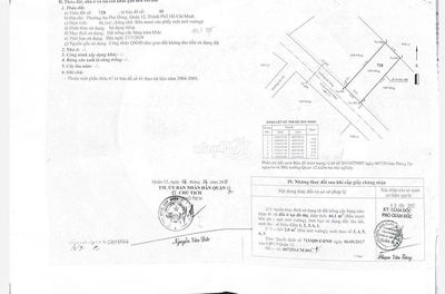 BÁN ĐẤT HXH Vườn Lài, P. An Phú Đông. DT 4m x 12m, giá 3.7 tỷ TL