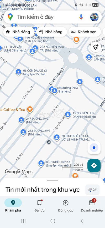 NHÀ 2 LÔ DẠNG KHO 210m2 NGANG 10M MẶT TIỀN 29/3