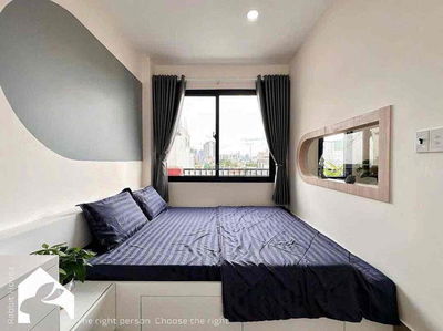 Cho thuê căn hộ 1PN quận 10 Đường 3/2 full nội thất cửa sổ thoáng mát