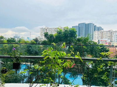 Cho Thuê City Garden 1PN 75m2 View Hồ Bơi + Bason Golden River View
