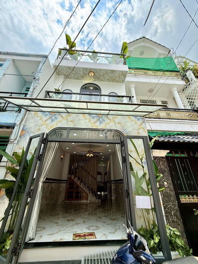 Bán nhà 4x18m đúc 3 lầu 1/ngắn ra Tân thới hiệp21 đường đang làm 25m