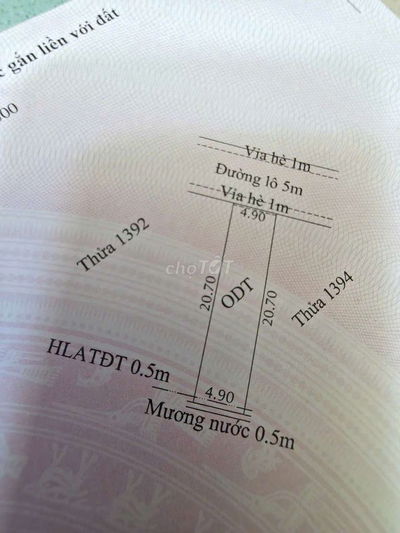 CẦN BÁN ĐẤT TRUNG TÂM LÁI THIÊU CÁCH CHỢ 300M KDC BÀN CỜ