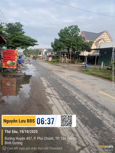 Muốn bán lô đất đường Nguyễn Tri Phương DH407 phường Bình Dương
