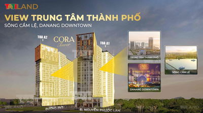 [Hàng hiếm] căn góc 2 phòng ngủ 61m2 rẻ nhất toà A1 Cora Tower 2ty827
