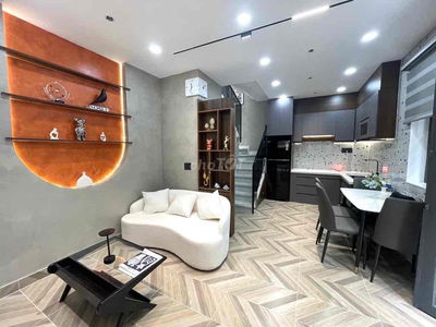 HẺM XE HƠI THÔNG, 2PN, 2WC, Full NỘI THẤT ,NHÀ NGANG 4M