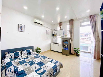 Chính Chủ Cho Thuê Studio Ban Công Full Nội Thất Bàu Cát Tân Bình