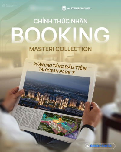 Nhận booking Masterise Thời Đại - Ocean Park 3, 15% ký HĐMB, hỗ trợ ls 6 tháng sau khi nhận nhà