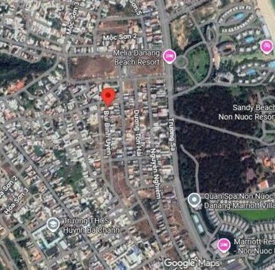 Bán lô đất MT đường BÙI BỈNH UYÊN (gần bãi tắm Non Nước). DT 100m2