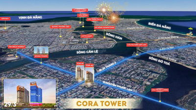 CĂN HỘ TRUNG TÂM ĐÀ NẴNG - SUN CORA TOWER - CHỈ 2,9 TỶ - TRẢ TRƯỚC 800 TRIỆU CHO ĐẾN LÚC NHẬN NHÀ