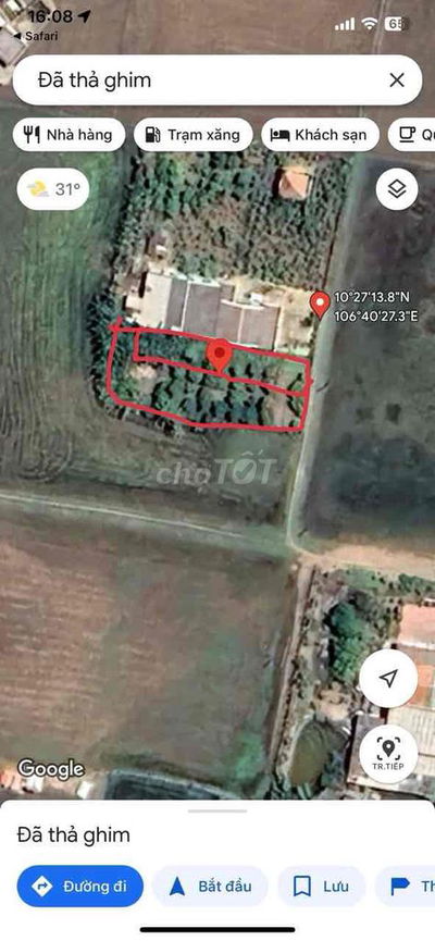 423m2 Thổ + CLN xã Long Hựu Tây, huyện Cần Đước, Long An