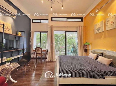 CĂN HỘ 1PN BAN CÔNG LỚN GẦN CẦU THỊ NGHÈ HÀNG XANH GIÁP Q1 PHÚ NHUẬN