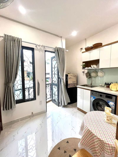 🏡🌈Cho thuê căn hộ 1PN quận 3, ban công, máy giặt riêng, gần sân bay