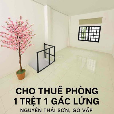 🔥 Cho thuê phòng 1 trệt 1 gác lửng – Nguyễn Thái Sơn, Gò Vấp 🔥