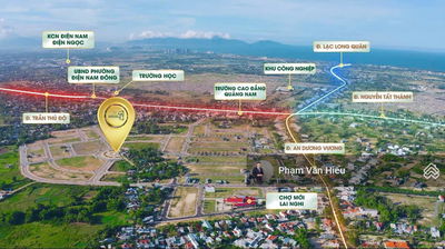 Siêu Phẩm Lô DT: 120m2 -MT 6m- Dài 20m 1,5Tỷ (85%) Trần Thủ Độ - An Dương Vương- Điện Bàn-Quảng Nam