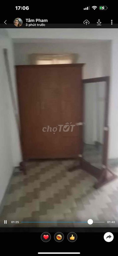 Cho thuê nhà Đông Bắc Trung Mỹ Tây q12 lửng lâu 3PN hxh giá 6tr giápGv