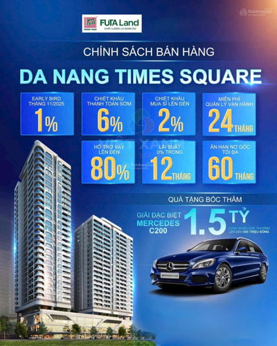 Siêu HOT mở bán g/đ1 CH mặt Biển Mỹ Khê *Times Square siêu VIP đã hoàn thiện 100%, *Sở hữu lâu dài.