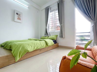 CHO THUÊ CĂN HỘ 1PN – FULL NỘI THẤT – BAN CÔNG RỘNG – NGUYỄN THÁI SƠN