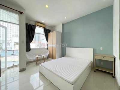 Phòng cho thuê view kênh Nhiêu Lộc đường Hoàng Sa full nội thất